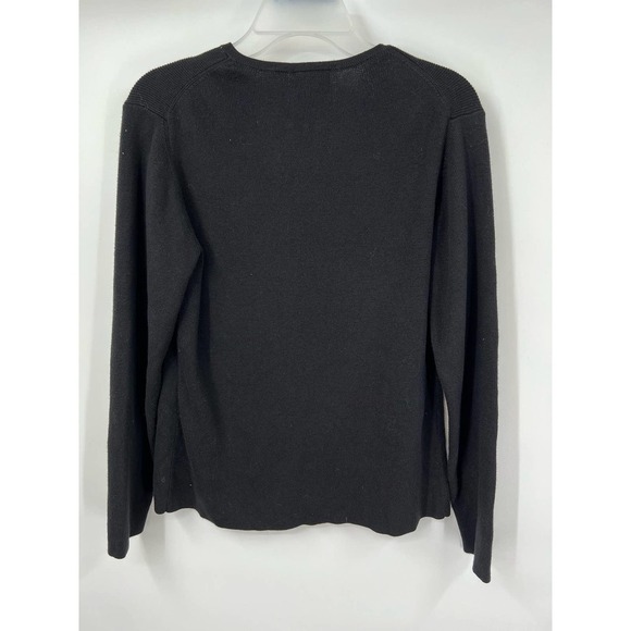 Taylor Clothing B MOSS Company Black Sweater Size M - Picture 3 of 3